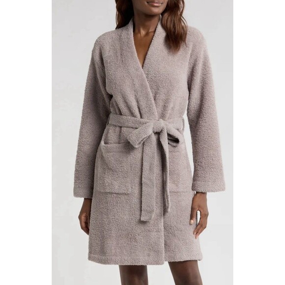 Barefoot Dreams Other - Barefoot Dreams CozyChic Beach Rock Pocket Plush Robe Women’s Size L/XL NWOT